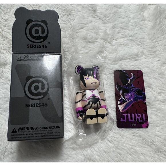 Medicom Bearbrick Be@rbrick Series 46 Game Street Fighter Juri (Variant) - Picture 1 of 1